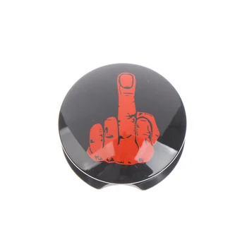 Orta Parmak Düğmesi Başlangıç Koruyucu Kapak Dekoratif Sticker Dekoratif Halka Düğmesi Dekoratif Kapak Araba İç Aksesuarları