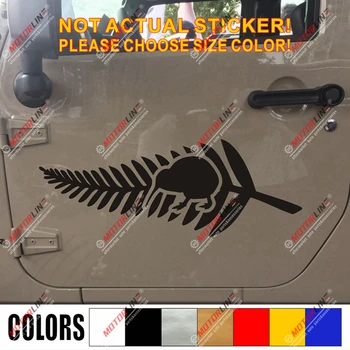 Yeni Zelanda Kivi Kuş Eğrelti çıkartma Araba Vinil seçim boyutu renk yok bkgrd