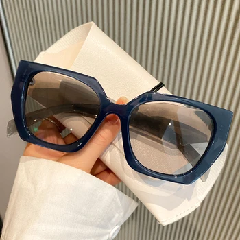 GM LUMİAS Boy Düzensiz Kedi Gözü Güneş Gözlüğü Kadınlar için Moda 2022 Degrade güneş gözlüğü Gözlük Lüks Marka Tasarım Tonları