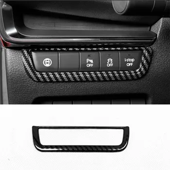 Mazda için MX-30 2019 2020 Paslanmaz çelik Araba Farlar Ayar Anahtarı Kapağı Trim Sticker Araba Styling Aksesuarları 1 adet