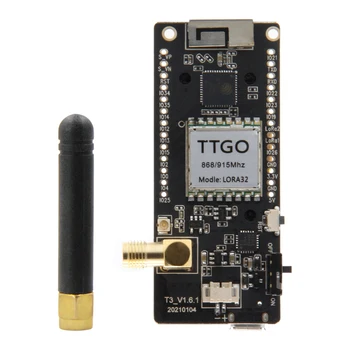 LILYGO TTGO ESP32-Paxcounter LoRa32 V2. 1 1.6.1 Sürüm 433/868/915MHZ LoRa ESP-32 OLED 0.96 İnç SD Kart Bluetooth WIFI Modülü