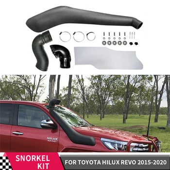 HAVA GİRİŞİ Şnorkel Kiti Fit Toyota Hilux Revo Rocco 2015 için 2016 2017 2018 2019 2020 2.8 L Dizel Modelleri Mat Siyah