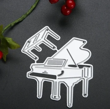 Piyano Kesme Ölür Stencil Çerçeve DIY Dekorasyon Kabartma Şablon Scrapbooking Albümü Kağıt Kart Yapımı için