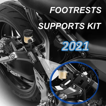 YAMAHA İçin MT-09 MT09 FZ09 FZ-09 2021 2022 Arka Pedal Seti EVO Yolcu Footrests Düşürücü motosiklet Aksesuarları Destekler Seti