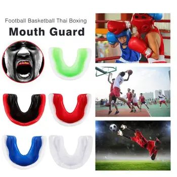 Diş Koruyucu Çocuklar Yetişkin Ağızlık Spor Boks ağız koruyucusu Diş Brace Koruma Basketbol Rugby Boks Koruyucu Bucal