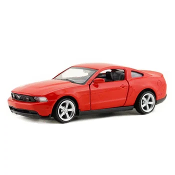 1/43 Ölçekli 2010 Mustang GT Oyuncak Araba Alaşım Diecast Geri Çekin dekorasyon koleksiyonu oyuncak araba Çocuklar İçin V234