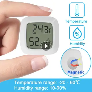 Mini Termometre Kapalı Ve Açık LCD Dijital Sıcaklık Odası Higrometre Ölçer Sensörü Higrometre Sıcaklık Ev Hava Durumu İçin