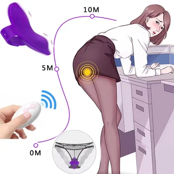 Külot Vibratör Klitoris Teşvik Uzaktan Kumanda Vibratör Kadınlar için Seks Oyuncakları Ayarlanabilir Giyilebilir Vibratörler Kadın Masturbators