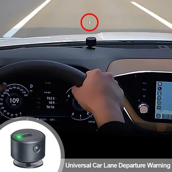 Evrensel Araba Şeritten Ayrılma Uyarı Yardım Sistemi Anti-çarpışma Otomotiv Güvenlik Sürüş LED projeksiyon ışığı Kamyon Araba için