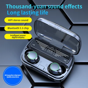 BQ10 Tws Kulaklık Bluetooth 5.3 kablosuz kulaklıklar Hifi Stereo Spor Su Geçirmez Kulaklık Kulaklık işitme cihazları Mic İle Handsfre