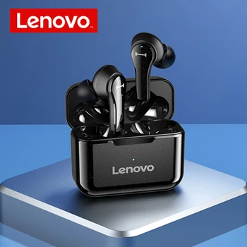 Lenovo QT82 TWS kablosuz bluetooth 5.0 Kulaklık Orijinal Dokunmatik Düğme Hifi Stereo Gürültü Azaltma Spor mikrofonlu tekli kulaklıklar