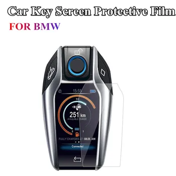 Dokunmatik Ekran Anahtarı Dijital Anahtar HD Ekran koruyucu film Anti-scratch Su Geçirmez Film BMW X3 X4 X5 İ8 730li 740li 5/6/7