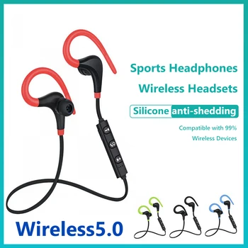 Koşu Kulaklıklar HıFı Kablosuz Kulaklık Bluetooth Uyumlu 5.0 Spor Kulaklıklar Kablosuz Kulak Kancası Kulaklık Kulaklık
