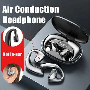 Hava İletim Bluetooth mikrofonlu kulaklık kablosuz kulaklıklar Spor Su Geçirmez Kulaklık Gürültü Azaltma Kulak Kancası hifi kulaklıklar