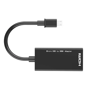 Mikro USB HDMI adaptörü 1080P HDMI android için kablo tablet telefon TV Desteği 192Khz Dijital Ses