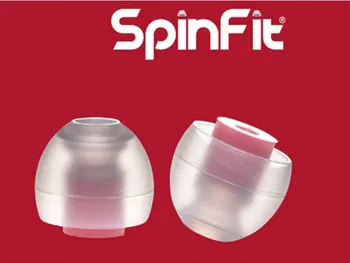 SpinFit CP800 Kulak İçi Kulaklık için Patentli Yüksek Kaliteli Silikon Kulaklık Başlıkları (S / M)