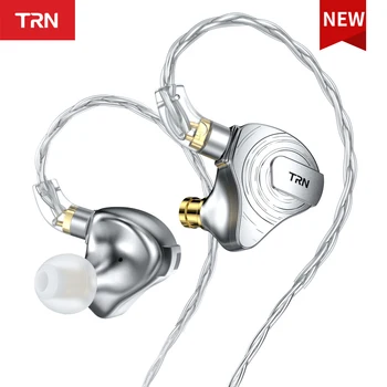 TRN ST5 4BA + 1DD Hibrid Asılı Kulak Kulaklık 10 Sürücü Ünitesi HIFI DJ Monitör Kulaklık Kulakiçi Gürültü İptal BAX Kirin