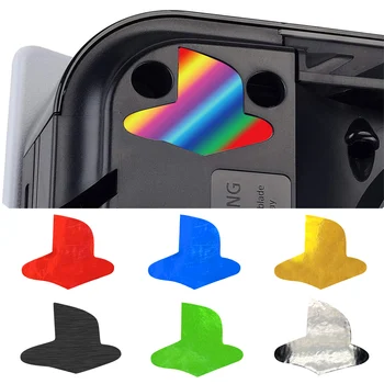 5 Adet PS5 DIY Elektroliz Renkli Logo Cilt Sticker Çıkartması PlayStation 5 Konsol Denetleyici Kabuk Evrensel Özel Logo
