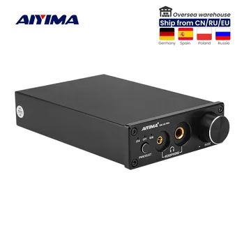 AIYIMA Ses DAC A5 Pro TPA6120 Mını HIFI USB DAC Dekoder Ses kulaklık amplifikatörü 24BİT 192KHz LM49720 ESS9018K2M AMP DC12V