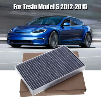 100 % Yeni Hava Filtresi Karbon Fiber Kabin Hava Filtresi Fit Tesla Model S 2012-2015 İçin Toptan