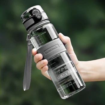 500/1000ml Su Şişeleri BPA Ücretsiz Shaker Açık Spor Turu içme şişesi Taşınabilir Sızdırmaz Çevre Dostu Plastik meyve çayı Şişe