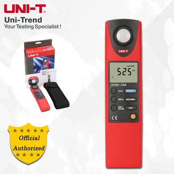 UNI - T UT381 / UT382 İlluminometer; Endüstriyel / Ev Profesyonel Parlaklık Ölçer, Lux Metre; Aydınlık Ölçümü / Veri Kaydı