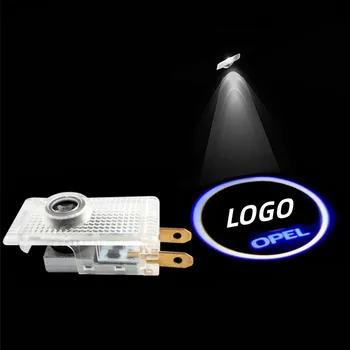 JURUS 2 ADET LED iç lamba 12V Lamba Araba Kapı Hoşgeldiniz Projektör logosu Gölge lamba ampulü Opel Insignia İçin Logo Oto Aksesuarları
