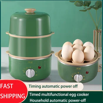 Zamanlı Çok Fonksiyonlu Mini yumurta kaynatıcı Vapur Ocak Makinesi Ev Otomatik kapanma Paslanmaz Çelik Yüksek Kaliteli ZD05