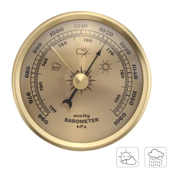 Ev Hava İstasyonu Barometre Termometre Higrometre Duvar Asılı Basınç Göstergesi Hava İstasyonu Higrometre Kapalı