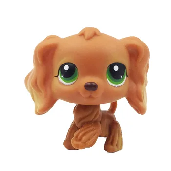 LPS KEDİ Nadir Orijinal Littlest pet shop bobble kafa oyuncaklar #252 güzel köpek karamel kahverengi Spaniel köpek yavrusu