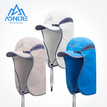 AONIJIE E4089 Unisex Balıkçılık Şapka güneşlik kapağı Şapka Açık UPF 50 Güneş Koruma ile Çıkarılabilir Kulak Boyun Flap Kapak Yürüyüş için