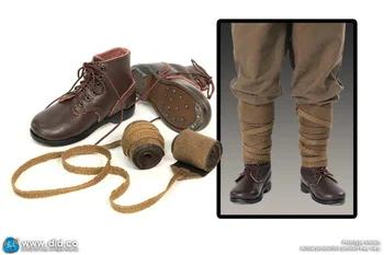 YAPTIM B11013 1/6 BİRİNCİ DÜNYA SAVAŞI Askeri İngiliz Piyade Asker Tom Askeri Deri İçi Boş Çizmeler Legging Aksesuarları Fit 12 