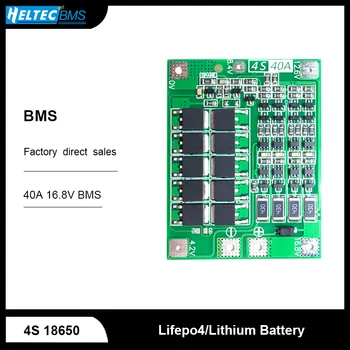 4S 40A BMS Denge 14.8 V 16.8 V 18650 BMS Lityum pil koruma levhası pil yönetim sistemi Matkap Motoru