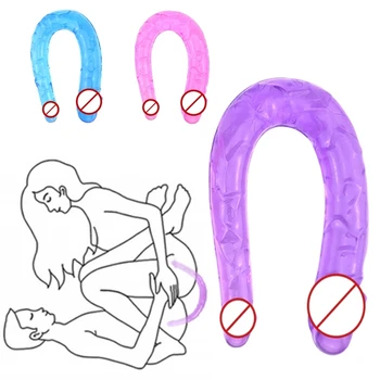 Kadın Yapay Penis Çift Kafa Uzun Dildos Yetişkin Seks Oyuncakları Kadınlar İçin Masturbators Lezbiyen Vajinal Anal Plug Erotik Seks Shop