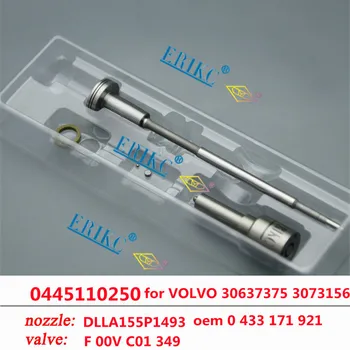 ERIKC 0445110250 Tamir Takımları DLLA152P1507 + F 00R J02 246 vana Bosch Enjektör Common Rail
