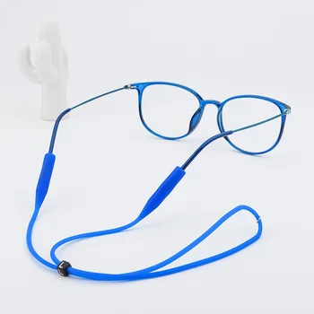 2020 Yeni Kadın Elastik Şeker Renk Spor Silikon Gözlük Gözlük Kordon Dize Kaymaz Kulak Kancası Tutucu güneş gözlüğü askısı