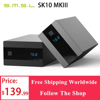 SMSL SK10 MKIII Dekoder SK10 MK3 AK4493S DAC XU316 Desteği 768 kHz/32Bit DSD512 Uzaktan Kumanda ile