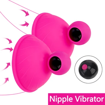 Meme Enayi Vibratör Meme Büyütme Masajı Vantuz Vibratör göğüs pompası Masaj Dil Yalama Seks Oyuncakları Kadınlar için