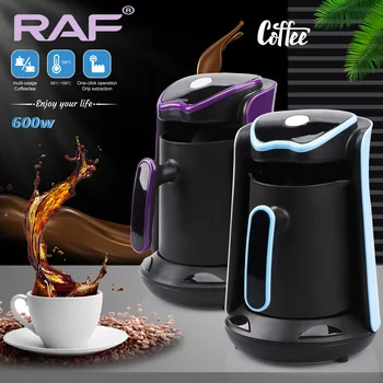 Türk Kahve Makinesi Elektrikli Pot 600W Öğütülmüş Kahve makinesi Fincan Termal Kahve Kapsülleri Kahve Makinesi Süt Cappuccino