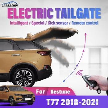 Akıllı Elektrikli bagaj kapağı Araba elektrikli bagaj sürücü Araba kapı closer BESTUNE T77 2018-2021, arka kapı güç kiti Kick Sensörü