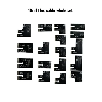 19 in 1 Tüm Set Test Cihazı Flex Kablo için iTestBox 11/12 (S200) S300 (6g ila 12 Pro Max)