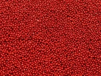 50 Gram Kırmızı Cam Mikro Boncuk Microbeads No-delik Bezeme + Saklama Kutusu