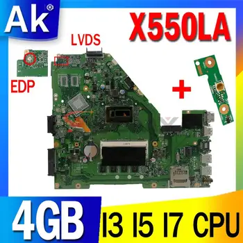 X550LA Laptop Anakart ASUS A550L X550L X550LD X550LC R510L Anakart W / I3-4004U I5-4200U I7-4500U RAM-4GB UMA 100 % Test