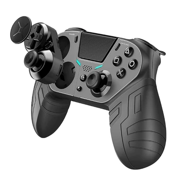 L21D Kablosuz Oyun Denetleyicisi Gamepad Joystick ile 4xProgrammable Geri Düğmeleri PS4 Elite/İnce / Pro Konsol Desteği PC