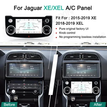 LCD İklim Kontrol Ekranı AC Paneli Klima Sıcaklık Kontrol Düğmeleri Jaguar XE/XEL/XF/XFL/XJ/XJL / XJR / F-Pace