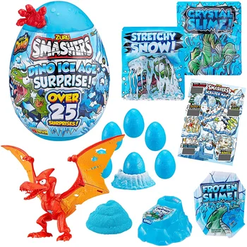 Dinozor Smashers Dino Buz Devri 25 Sürpriz Yumurta Zuru Sevimli Aksiyon Anime şekilli kalıp Oyuncaklar Boys İçin Çocuk Oyuncakları Çocuklar İçin Hediyeler