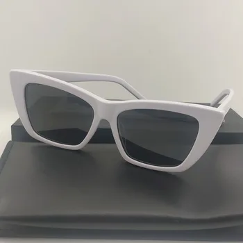Marka Asetat Siyah Tonları 2020 Beyaz Güneş Gözlüğü Dikdörtgen Garip Asetat Güneş Gözlüğü Siyah 2020 Tasarımcı Büyük Gözlük Kadınlar