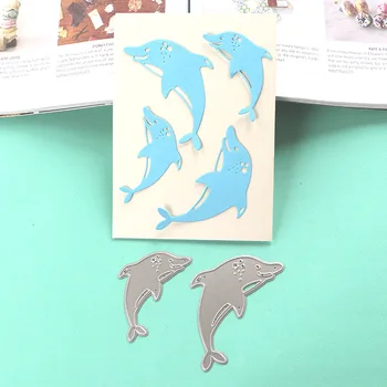 DUOFEN METAL KESME ÖLÜR 050012 yunus stencil DIY papercraft projeleri koleksiyon defteri kağıdı Albümü geeting kartları
