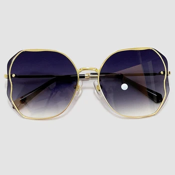 2021 Degrade Güneş Kadınlar Marka Tasarımcısı Vintage güneş gözlüğü Kahverengi Kadın Sürüş Gözlük Oculos De Sol