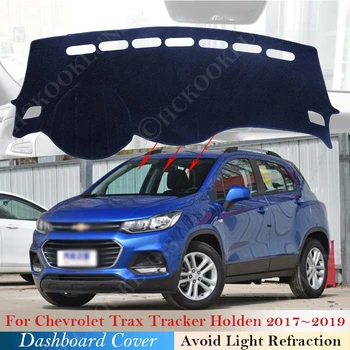 Dashboard Kapak Pad Güneşlik Dashmat Halı Chevrolet Trax Tracker İçin Holden 2017 2018 2019 Kaymaz Mat Araba Aksesuarları Halı
